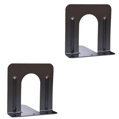  6 stücke Metall Buchstützen Rutschfeste Heavy Duty Book Ends Unterstützt Rack