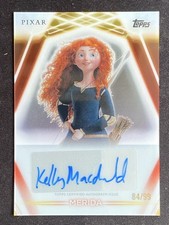 Merida Voiced By Kelly Macdonald 2026 Topps Disney Neon Auto /99 #TNA-KM