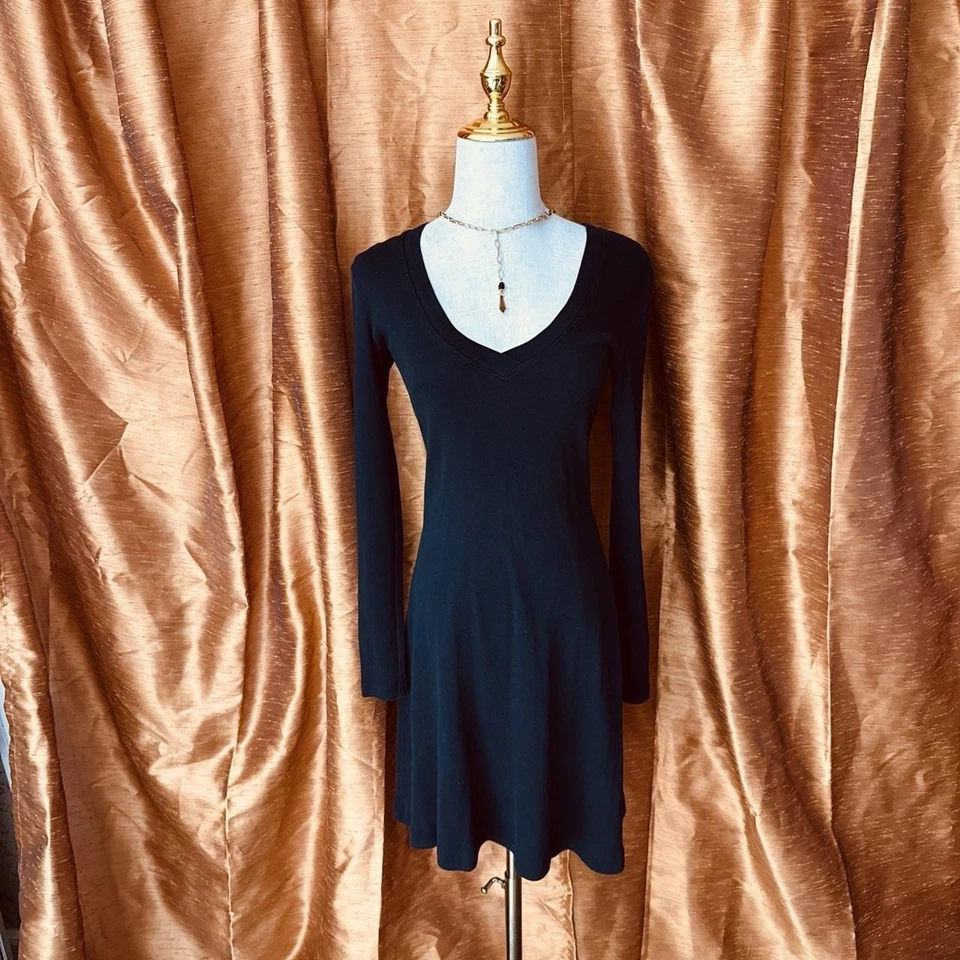 Vestido Suéter Monocromo Vintage 1998 JUICY Couture Hecho en el Glamoroso EE. UU. S Foto 2 de 4