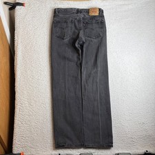 Vintage Levis 501xx Mens 34x32 (32x32) black Straight Leg Jeans Made in USA 1991