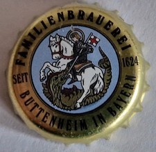 Germany cap kronkorken: Familienbrauerei Buttenheim in Bayern seit 1624
