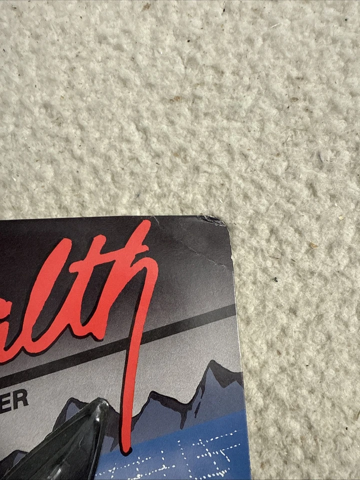 NIP Vintage 1987 ERTL Die-Cast Stealth F-19 Fighter Jet Airplane New On Card - Image 2 of 3