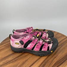 KEEN Newport H2 Sandals Youth Girls Size 5 Pink Walking Trail Water Shoes
