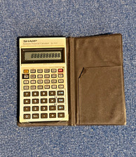 Sharp EL-533 Business Pocket Calculator Working Condition