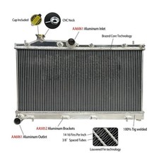 Aluminum Radiator For Subaru Impreza WRX STI & Legacy 2.0L 2.5L MT 2008-2018