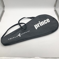 Prince Triple Threat Tennis Racquet Case Cover Bag Black Silver 29  