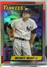 2025 Topps Update Series - 1990 Topps Baseball Mickey Mantle #U90-43 Pink Foil
