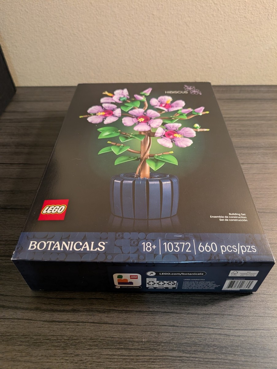 LEGO Botanicals Hibiscus 10372 New Sealed 660 Pcs Flower Plant Set