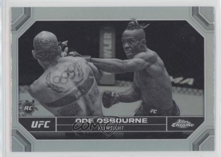 2024 Topps Chrome UFC Negative Refractor Ode Osbourne #133 5d9