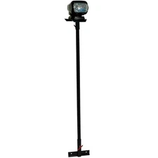 Larson Electronics FPM-72-GLS-BLK-HH 12V DC Remote Control Spotlight on 6 ft....