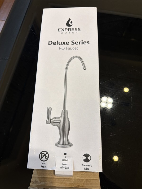 Express Water Deluxe Series RO Faucet Chrome New In Box