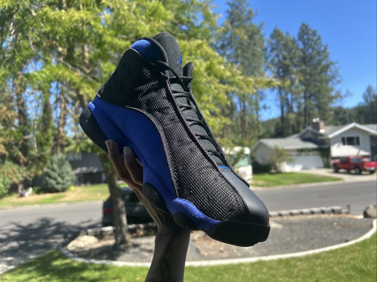 シューズ(男性用) Air Jordan 13 Hyper  Air Jordan 13 Retro Hyper Royal Black Size 12 194498334294| eBay