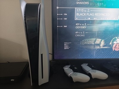 PS5 Disc Edition defekt plus 2 Controller 