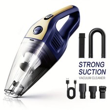 Wireless Handheld Car Vacuum Cleaner USB Rechargeable Powerful Suction Portable