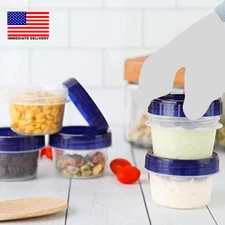 6-Pack Twist Top Food Storage Containers | Leak-Proof, Airtight Storage Canister
