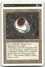 Aladdin's Ring (MP) Fourth Edition 4ED Magic MTG