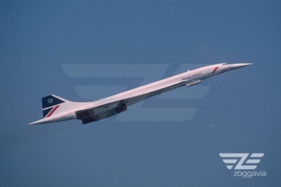Aircraft Photo 5 x 7 G-BOAA Concorde British Airways, 1990s