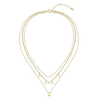 Boss 1580766 ladies' chain with pendant stainless steel gold tone 46.5 cm