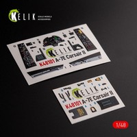 Kelik K48101 - 1:48 A-7E Corsair II- Interior 3D Decals For Hobbyboss Kit - Neu
