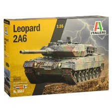 Italeri 6567 - 1/35 Leopard 2A6 Panzer Modellbausatz Kunststoff + Decals
