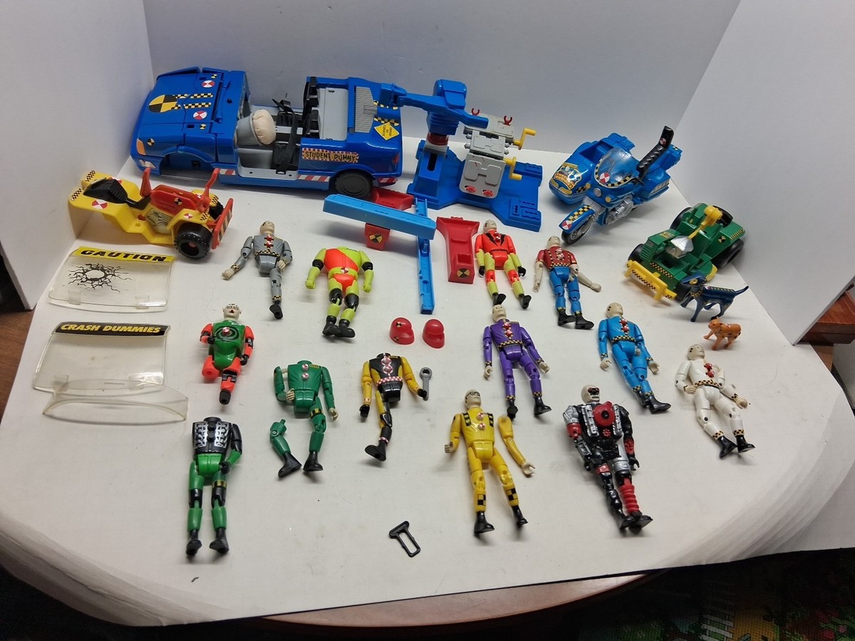 Vintage Tyco Crash Test Dummies Lot Vintage Vehicle Figures 1991