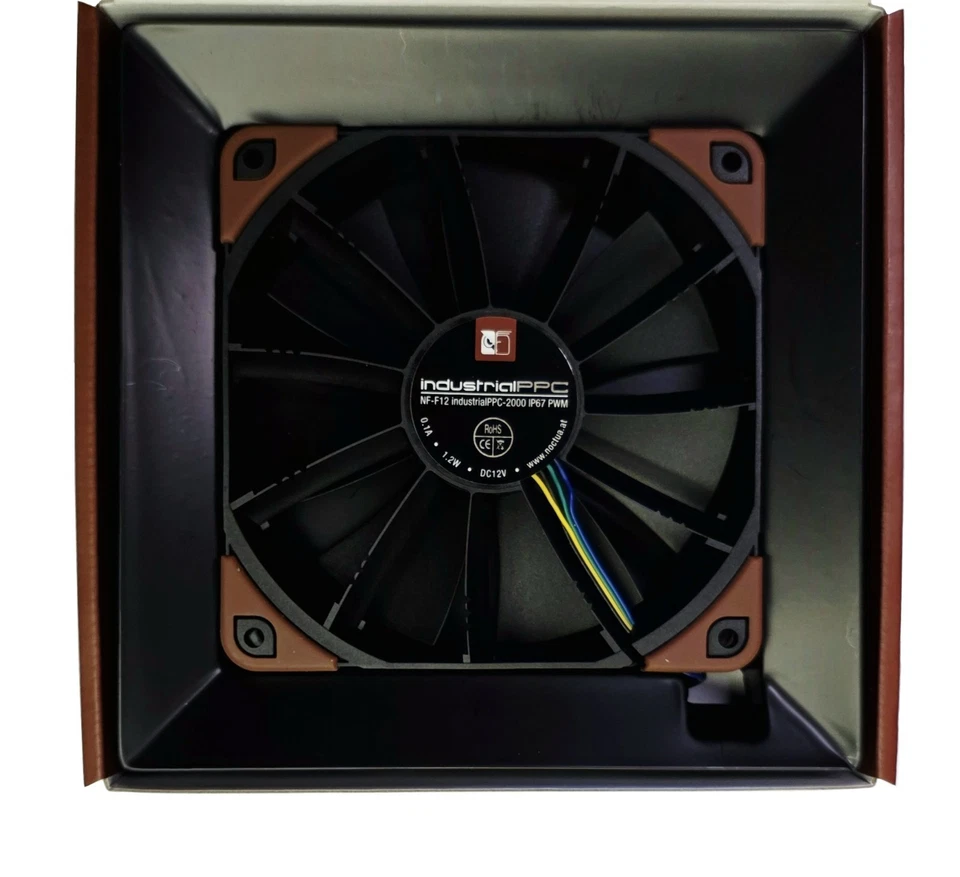 5x Ventilador de refrigeración de alta resistencia Noctua NF-F12 industrialPPC-2000 IP67 PWM Foto 3 de 3