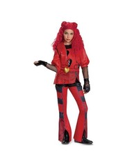NWT Disney Descendants The Rise Of Red Deluxe Red Costume, Size: S 4/6