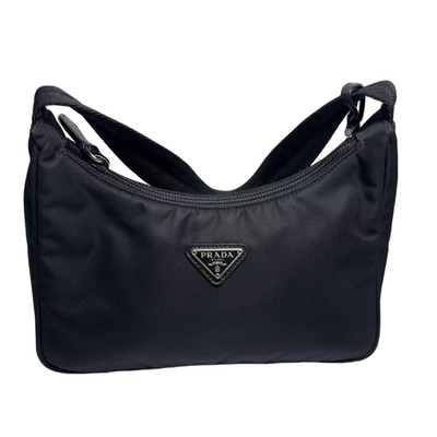 PRADA Re-Edition 2000 Hobo Bag Black Nylon Women