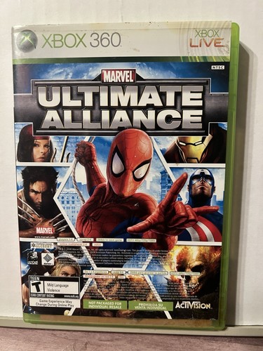 Marvel Ultimate Alliance & Forza 2 Motorsport Combo (Xbox 360, 2006)CIB w Manual