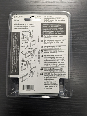 echo quick release buckle for motorcycle helmets a stainless steel D NOS) ECHO Quick Release Buckle