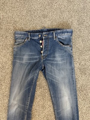 DSQUARED2 jeans men blue cool guy jeans RN 154143