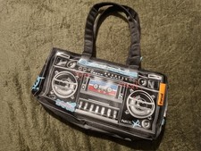Vintage Parcel Loop NYC old-school Boombox Cassette Tote bag