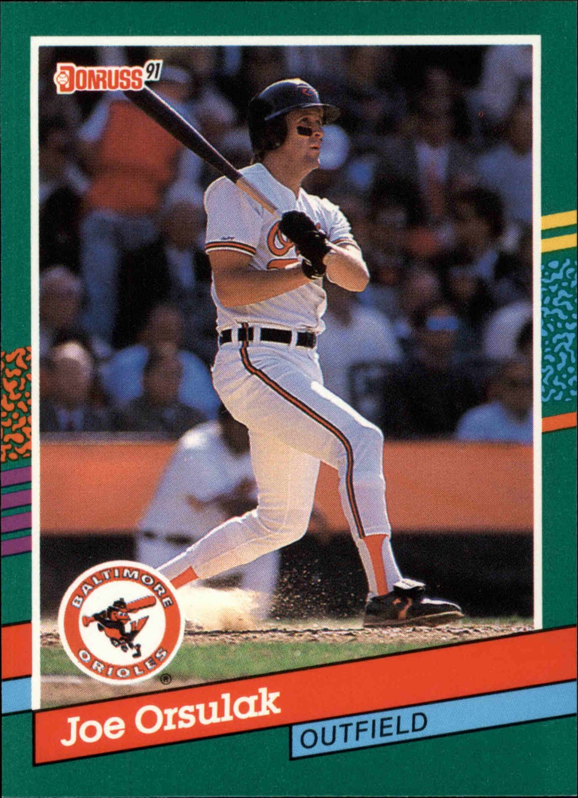 Joe Orsulak 654 base 1991 Donruss NM
