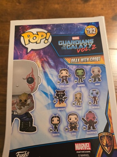 Funko Guardians Of The Galaxy Drax With Grout #262 NEW FYE Exclusive - Picture 2 of 3