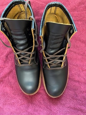 Red Wing 9060 Flatbox Beckman Black Klondike Leather Boots Mens 10.5 D