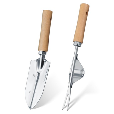 #ad Garden Tool Set 2 Pieces Stainless Steel Heavy Duty Garden Tools Garden Kit... $11.71