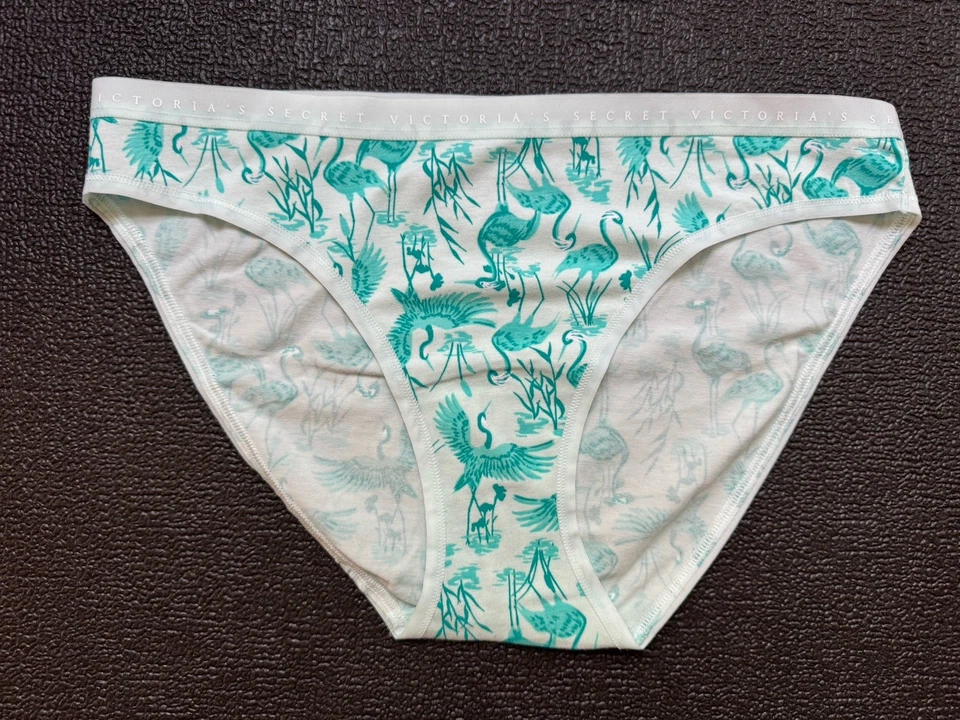 Lot 5 Victoria's Secret sz M Stretch Cotton Bikini Panty Underwear Bundle Pack - Image 4 of 4