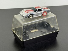 Aurora AFX Corvette - A Production Silver Red Super Nice Slot Car Vintage 1974