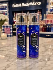 2 Bath  Body Works WICKED VANILLA WOODS Fine Fragrance Body Mist Spray Set