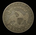 1829 Capped Bust Half Dollar 50C VG Raw Silver Coin (#SLC00418) — photo 2
