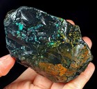 676Ct High-hardness Spiderweb Turquoise Rough Specimen YKM7631 — photo 1