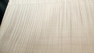 Maple Fiddleback Flame Bookmatch #1184 L.22&½"  W.17" T. 5/16"