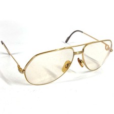CARTIER vintage Trinity logo glasses glasses eyewear glasses glasses Metal Gold