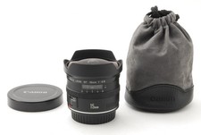 [Almost Unused w/Case] Canon EF 15mm f/2.8 Fisheye Wide Angle Lens From JAPAN