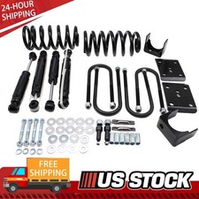 3 5 Drop Lowering Flip Kit For Chevy C10 Gmc C15 1973-1987 Springs Shocks