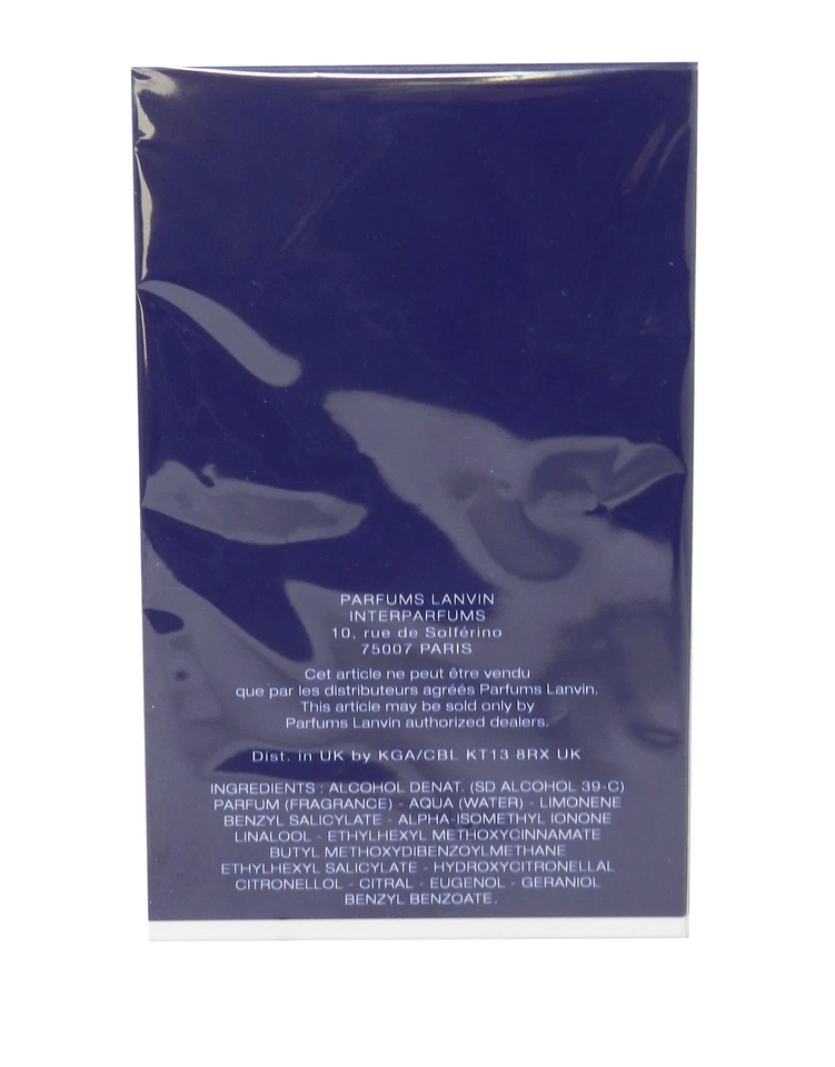 Lanvin L'Homme Sport Eau De Toilette Masculino 3,3 Onças - Imagem 3 de 4