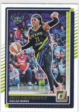 2025 Donruss WNBA Silver SILVER Holo FOIL #39 ARIKE OGUNBOWALE-DALLAS