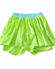 Athleta Girl Neon Green Athletic Skort Built In Shorts Size XL 14