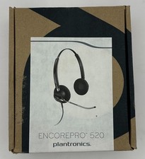 Plantronics EncorePro HW520 Black Headband Headsets NEW