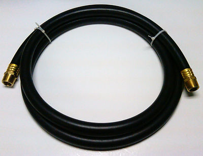 GAS PUMP HOSE 6 FOOT X 3/4'' BRASS ENDS DISPLAY HOSE FOR PUMP RESTORATION ONLY